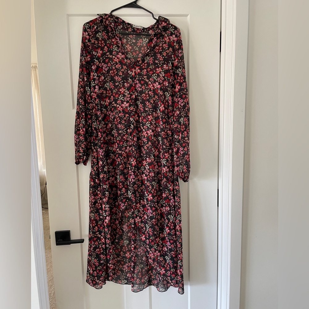 Long floral tunica
